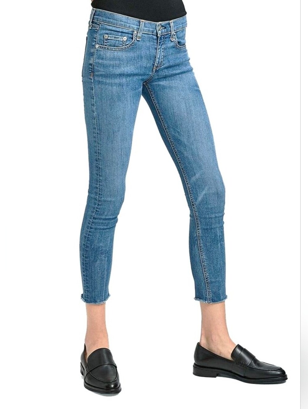 ❤️ RAG & BONE ANKLE SKINNY JEANS IN LUCKY ROUGE, 0 (25)